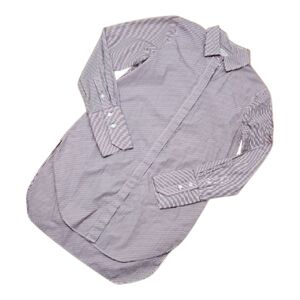 J.Crew Red and White Tunic Shirt Classic Stripes